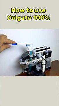 LEGO Built a PERFECT Toothpaste Squeezer! (Colgate 100% Hack)