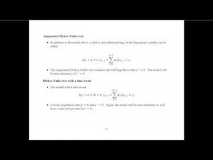 Econometrics Academy - Time Series ARIMA Models