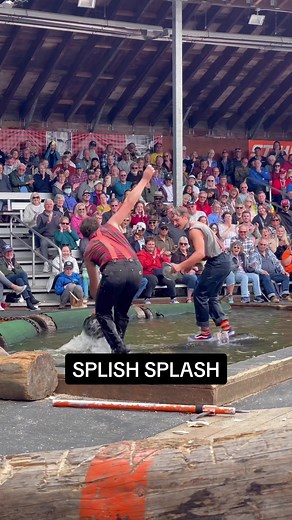 Splish Splash 💦 #logrolling #timbersports #lumberjack #alaska #logtok #vans #ketchikan #splishsplash #water #athlete #yoho