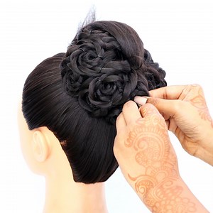 Beautiful Bridal Juda Hairstyle For You | Bridal Bun Hairstyle | Magical Hairstyle