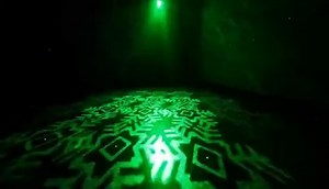 Watch Stage Light Party Light Disco Ball DJ Karaoke DJ Projector Indoor 3 Color RGB Laser Light on Amazon Live