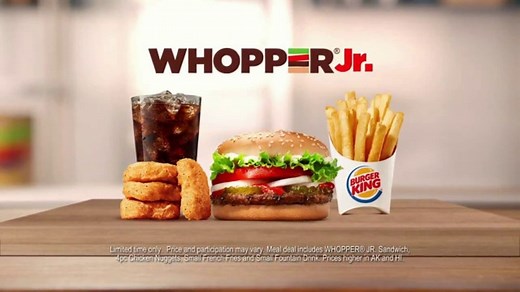 Burger King Whopper Jr. Meal Deal TV Spot, 'Going Crazy'