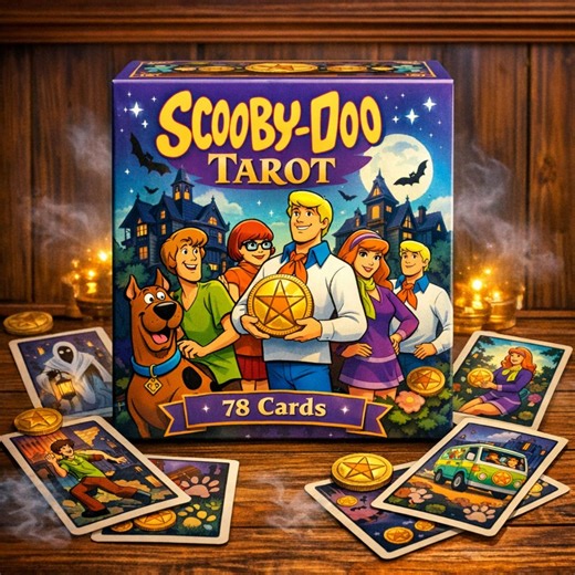 Scooby-doo Tarot Deck – 78 Cards | Mystery Cartoon Tarot Cards | Scooby Inspired Tarot Deck | Unique Spooky Tarot for Collectors - Etsy