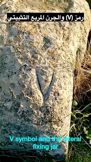 رمز (V) والجرن المربع الجانبي التثبيتي