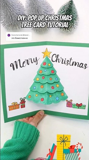 5 DIY Cool and Easy Christmas Card Tutorial ⭐️ #christmas #christmascard #cute #asmr #craft #crafts