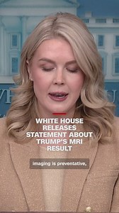 White House releases statement about Trump’s MRI result