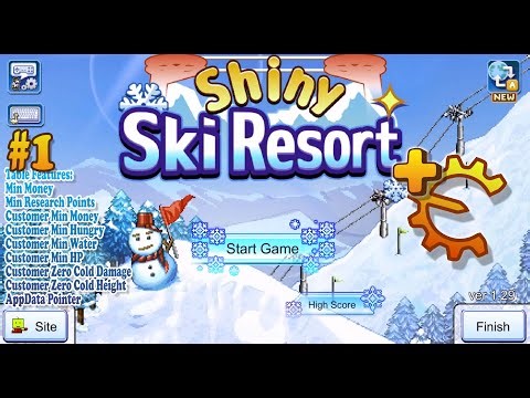 SHINY SKI RESORT Gameplay + CHEAT ENGINE | [#1]