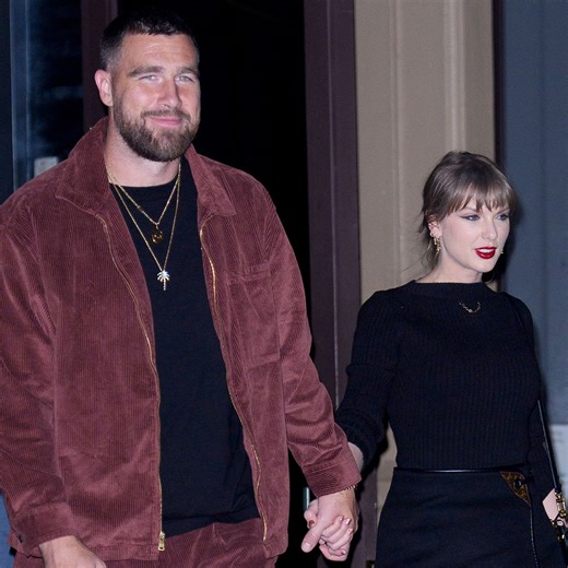 Taylor Swift and Travis Kelce Have a Ball Reuniting With His High School Football Coach