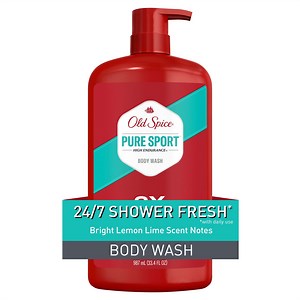 Old Spice High Endurance Body Wash for Men, Pure Sport Scent, 33.4 fl oz