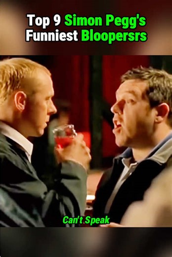 Can You Make It Through Simon Pegg's Bloopers Without Laughing?🤣#fyp #celebrity #bloopers #simonpegg #hotfuzz