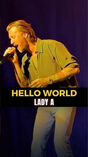 Lady A performs 'Hello World' in Las Vegas, NV at Planet Hollywood