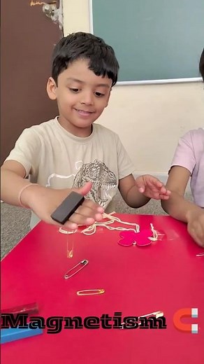 Easy Science Experiment about Magnetism for preschool #science #experiment #kindergarten