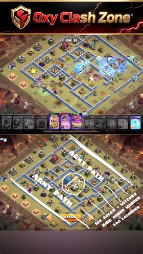 TH12 — Ice Witches Attack! 🥶#shorts #youtubeshorts #clashofclans