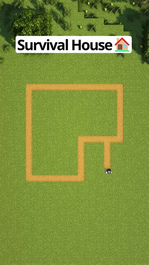 Minecraft Simple Survival House🏠 #minecraft #minecraftbuilding #minecraftbuilds #minecrafttutorial