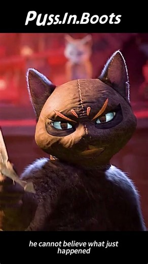 Puss in Boots Tries to Steal the Magic Beans… Then Meets Kitty! 😂🐱⚔️ | 2011#movie #shorts
