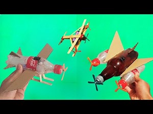 How to make a airplane from used plastic bottles | DIY plastic bottle Airplane Tutorial