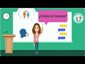 Spanish conversations/¿Cómo te llamas? Nos presentamos (GaMar Talk) Spanish for kids