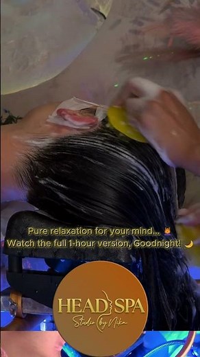 Head Spa - Sleep better with this 1-hour ritual. Full version in my profile. 😴 #headspa #asmr #relax