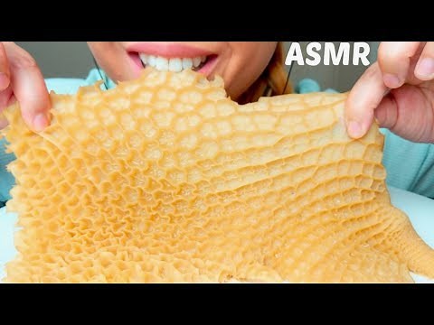 ASMR Honeycomb BEEF TRIPE 먹방 *CRUNCHY CHEWY Eating Sounds* suellASMR
