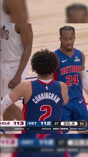 Game 5: Overtime One Top Plays | Pistons vs. Cavs #nba #pistons