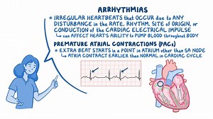 Video: Arrhythmias - Premature atrial contractions (PACs): Nursing - Video Explanation! | Osmosis | Osmosis