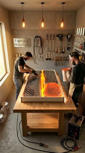 "We Burned Snake Skin Into Wood Then Filled It With Lava — Nobody Has Ever Done This#satisfying