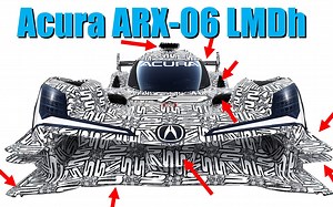 ACURA ARX-06 LMDh Hypercar - First Look