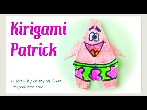 Origami Patrick - SpongeBob Squarepants - Paper Crafts Easy - Resource for Parents