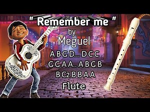 Remember Me ( Coco ) by: Iñigo Pascaul Flute with chords #cocotheme #rememberme #flute #fyp