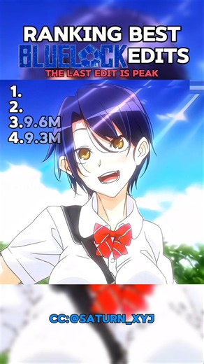 Ranking Best Blue Lock Edits P.20 #anime #bluelock #viral #shorts #football #animeedit