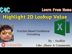 Index With match Formula | Conditional Formatting to Highlight Cells | Advanced index match