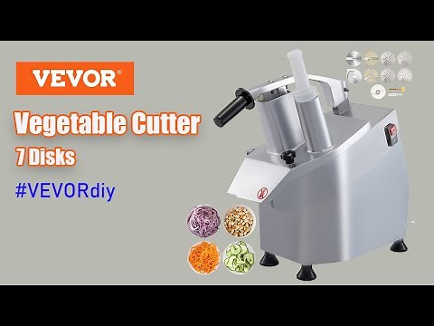 VEVOR Multi-Functional Food Processor - Vegetable Cutter Commercial