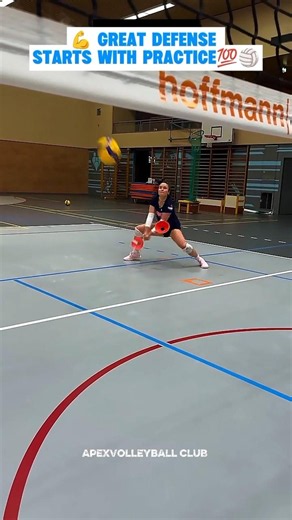 Volleyball Defense Practice | Amazing Digs & Ball Control 🔥 #viral #volleyball #volleyballworld