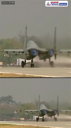 IAF Sukhoi Takes Off from Highway in Assam as Narendra Modi Watches In a powerful display of India’s defence preparedness, the Indian Air Force successfully operated a Sukhoi Su-30MKI fighter jet from the Emergency Landing Facility (ELF) on the Moran Bypass in Dibrugarh, Assam. The high-intensity exercise was witnessed by Prime Minister Narendra Modi and other senior officials, showcasing the IAF’s capability to use highways as runways during emergencies. #IndianAirForce #IAF #Sukhoi #Assam #PMM
