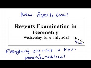 [New Exam] Geometry Regents Review | Official practice problems (June 2025)