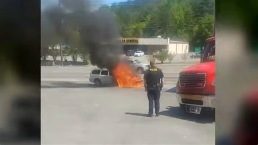 Volvo V70 Test Drive Ruined By Car Bursting Into Flames