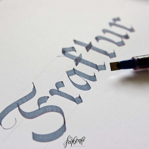 Frakturschrift Anleitung • Deine Einführung - FarbCafe