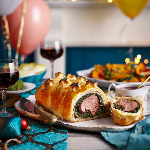 Beef Wellington with port gravy recipe