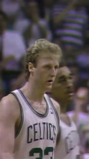Larry Bird Steals The Ball - 1987 East Finals Boston Celtics vs Detroit Pistons Game 5