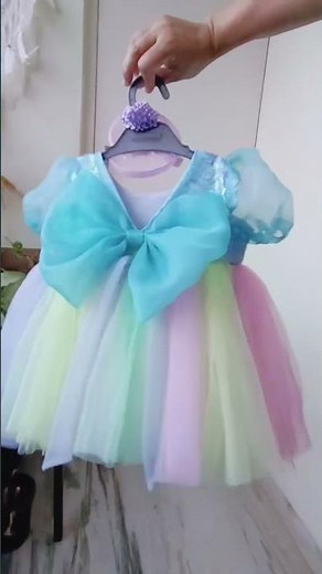 unicorn dress / how to make unicorn dress for baby girls / unicorn birthday dress #unicorn
