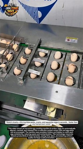 “This Machine Cracks 1,000 Eggs Per Minute… You Won’t Believe How Fast It Is 😳🥚”