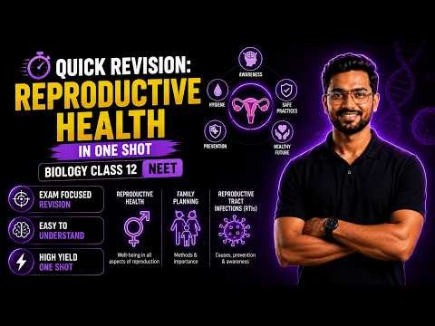 Quick Revision: Reproductive Health | Biology Class 12 (NEET)
