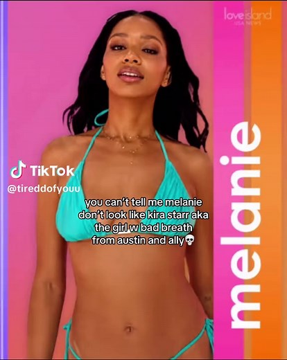 if not twins then sisters 😭 #loveisland #austinandally #lookalike | melanie island