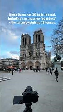 Fully Restored Bells of Notre-Dame Ring Once Again! #notredamecathedral