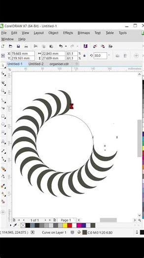 Coreldraw tutoiral - 3D look design craft in coreldraw