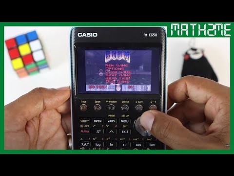 Awesome, I installed Doom on a Casio Fx-CG50 graphics card.
