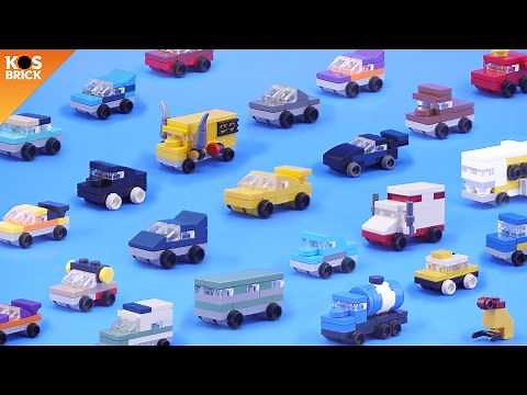 Lego Cars 3 Mini Vehicles Compilation Part 1-3 (Tutorial)
