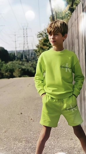 Milo Lachowski Calvin Klein Kids 2022 Spring Campaign