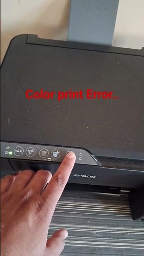 Color Print error Epson printer L3250, grinish or blueish print can be solved. Print Head Clean