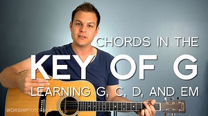 Chords in the Key of G: How to play G, C, D, and Em - Worship Tutorials